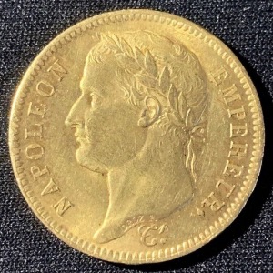 40 Francs Or NAPOLEON EMPEREUR 1812A