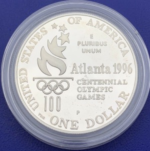 Monnaie Argent, 1 Dollar, Olympiades Atlanta 1996, Paralympiques