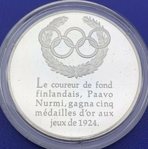 Médaille argent, Histoire des Jeux Olympiques, Paris 1924