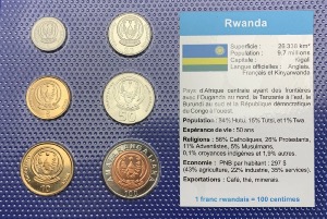 Rwanda Série de pièces UNC
