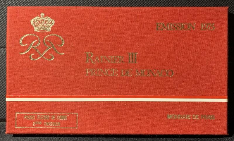 Monaco Coffret BU 1975 Rainier 3 FDC