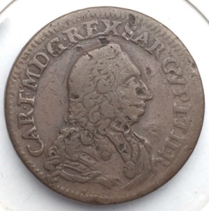 Italie 3 cagliaresi 1741 Carlo Emanuele III