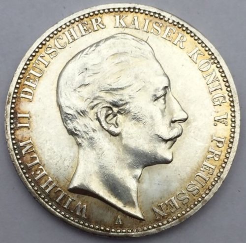 Allemagne 3 drei Mark 1912 A