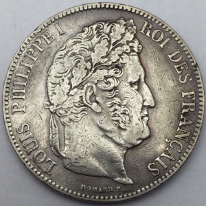 Louis Philippe 5 francs 1838 B