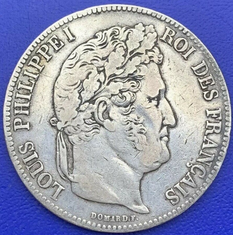5 francs Louis Philippe I 1836 B