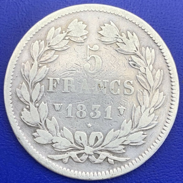 5 francs Louis Philippe 1831 W argent