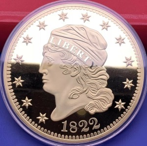 Médaille États-Unis 5 Dollars 1822