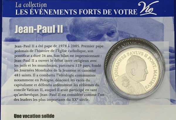 Médaille BU, Jean-Paul II