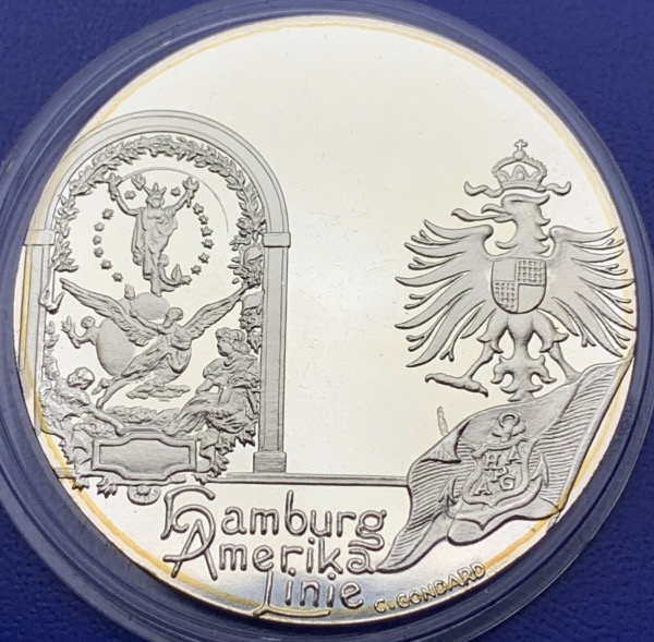 Médaille Argent - Navire, Deutschland 1900