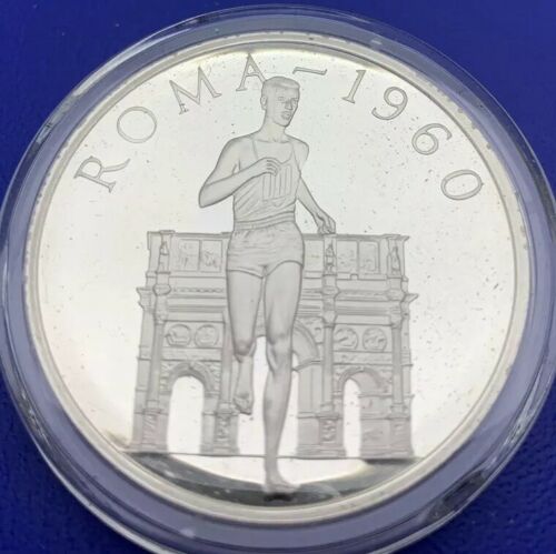 Médaille argent, Histoire des Jeux Olympiques, Rome, 1960