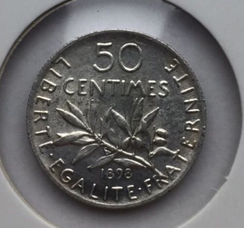 Semeuse 50 centimes 1898