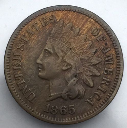 États-Unis 1 Cent Tête d'indien 1865