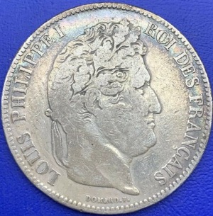 5 francs Louis Philippe I 1833 B
