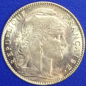 10 francs Coq Marianne or 1912
