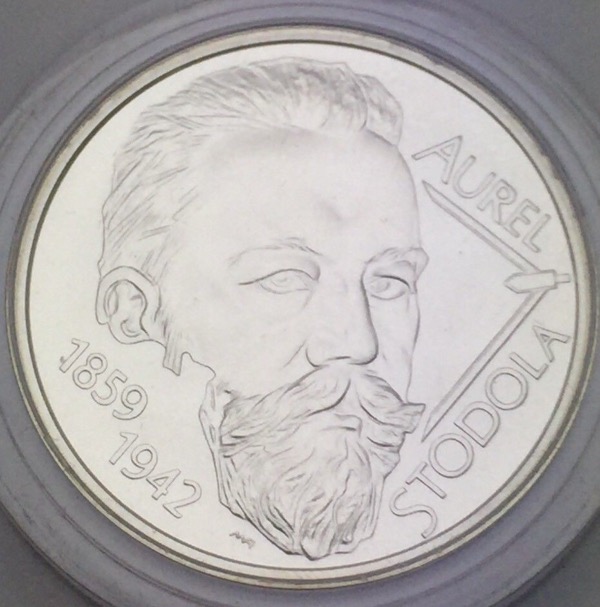Slovaquie 10 euros 2009 150 ans d'Aurel Stodola