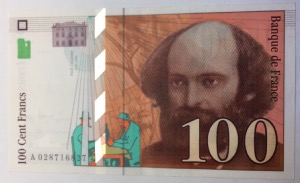 billet 100 francs Cezanne 1997