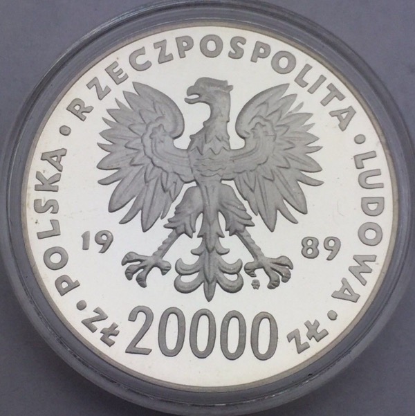 Pologne 20000 Zloty 1989