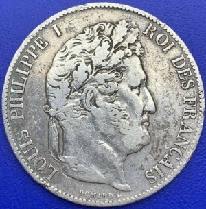 5 francs Louis Philippe I 1847 A
