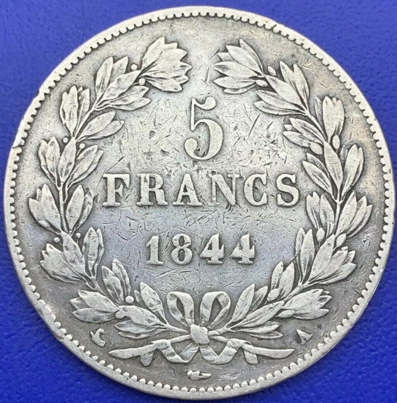 5 francs Louis Philippe I 1844 A