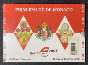 MONACO COFFRET Euros BU 2002 Neuf et sous blister