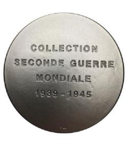 Médaille Jean de lattre de tassigny bronze argenté