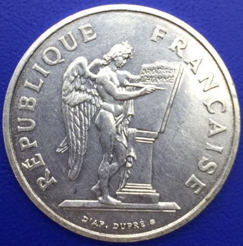 Monnaie Argent, 100 francs Droits de L'homme 1989
