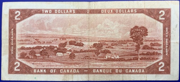 Canada, Billet 2 Dollars 1954