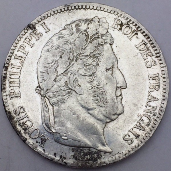 Louis Philippe 5 Francs 1833 A