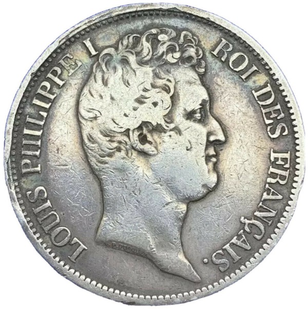 5 francs Louis Philippe I 1831 B argent