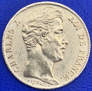 20 Francs or Charles X 1827 A