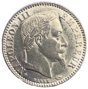 10 Francs or Napoléon III Tête Laurée 1863BB