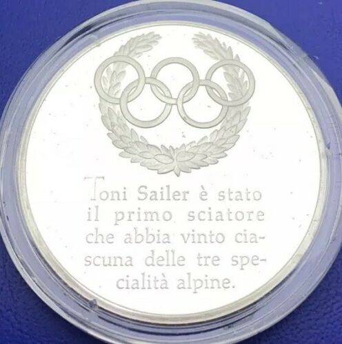 Médaille argent, Histoire des Jeux Olympiques, Cortina D’ampezzo 1956