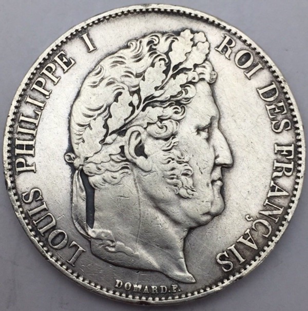 Louis Philippe 5 Francs 1847 A
