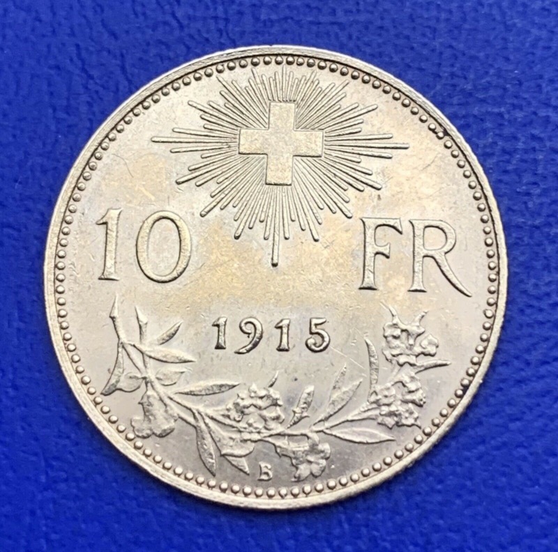 10 Francs Or Vreneli Suisse 1915