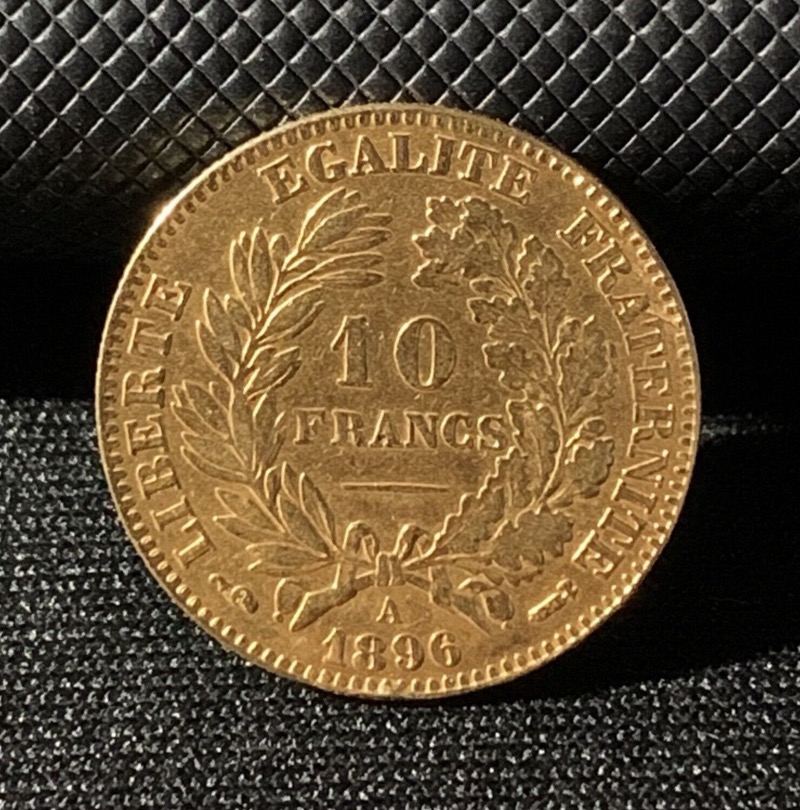 10 Francs or Cérès 1896 A