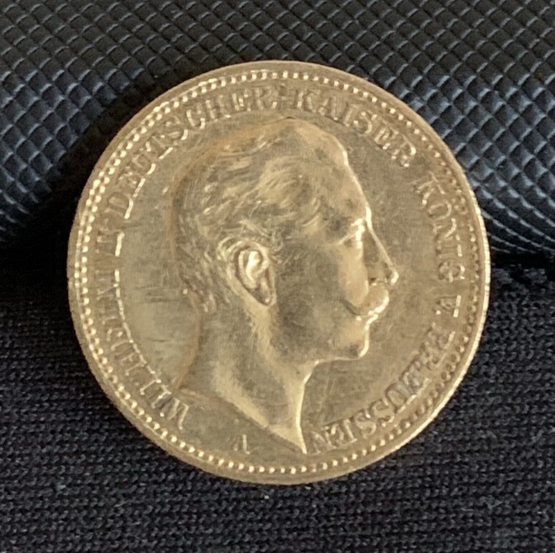 20 Mark Or 1901 Wilhelm II Prusse