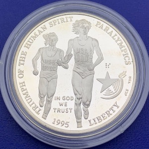 Monnaie Argent, 1 Dollar, Olympiades Atlanta 1996, Paralympics