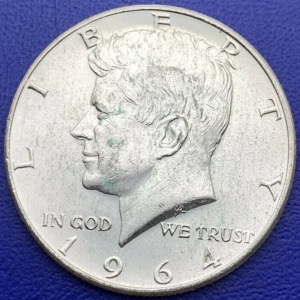 1/2 Dollar - "Kennedy Half dollar" - 1964 D - États-Unis