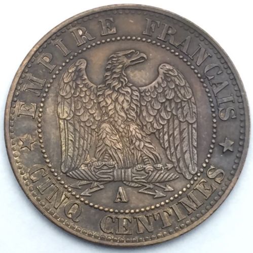 Napoleon III 5 centimes 1853 A 
