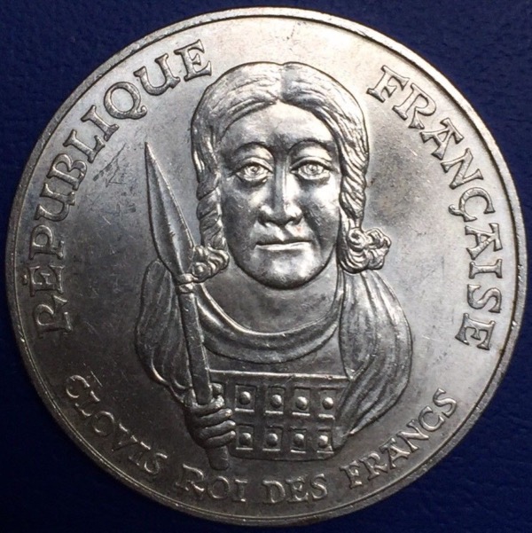 Piece 100 francs Clovis 1996