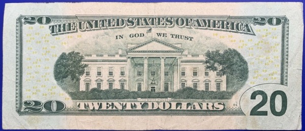 Etats-Unis, Billet 20 dollars Saint Louis 2004, Jackson