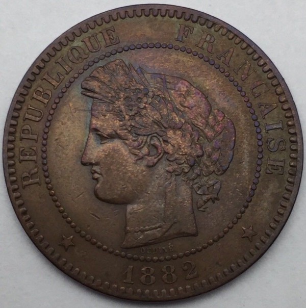 Ceres 10 centimes 1882 A 
