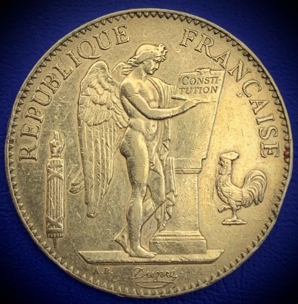 100 Francs or Génie 1881 A Paris