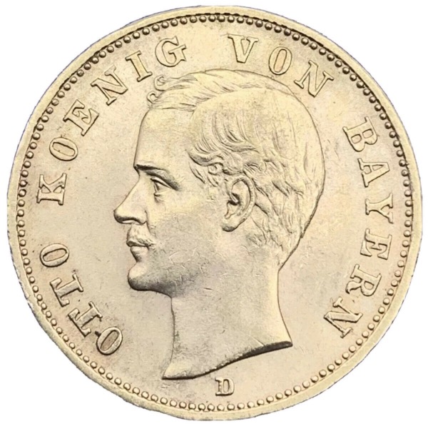 20 Mark 1905 D Allemagne