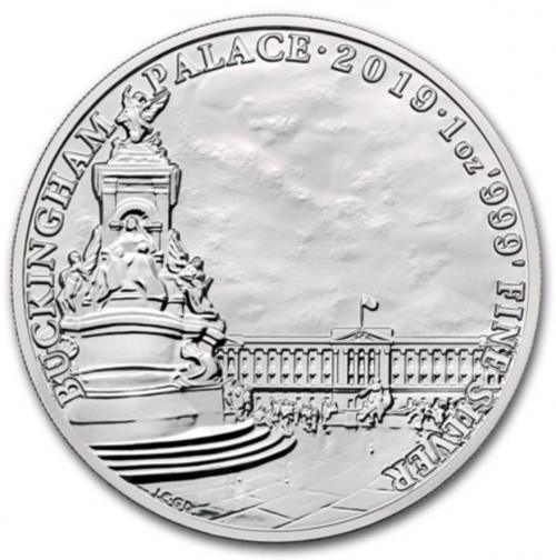 Buckingham palace 2019 1 oz argent pur