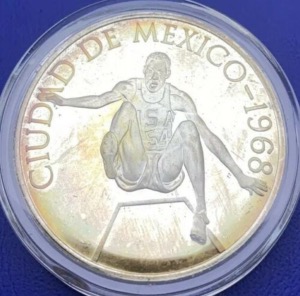 Médaille argent, Histoire des Jeux Olympiques, Ciudad De Mexico 1968