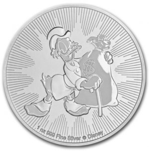 Disney scrooge McDuck 2018 1 oz argent pur