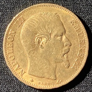 20 Francs Or Napoléon III 1860 BB