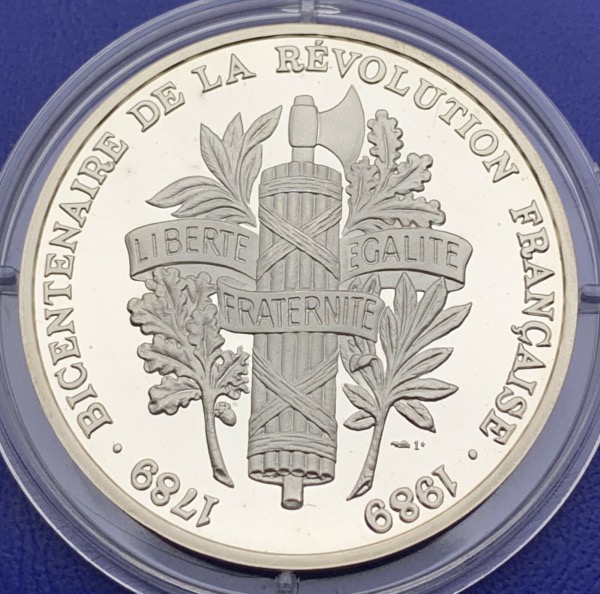 Médaille Argent Bicentenaire de la Révolution - Philippe Égalité 1747-1793