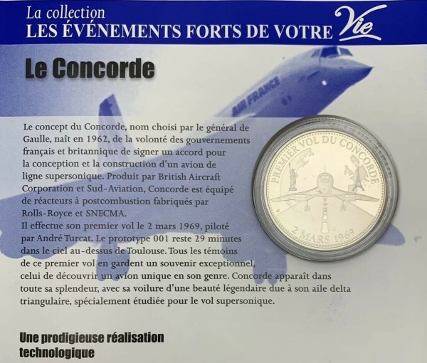 Médaille BU, Le Concorde